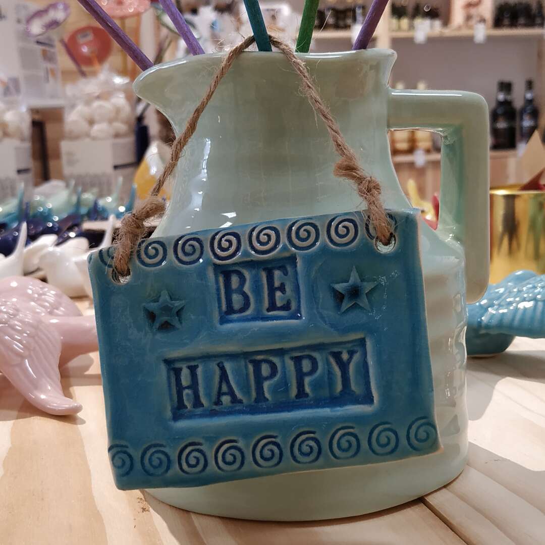 placa ceramica be happy 3 – pequena