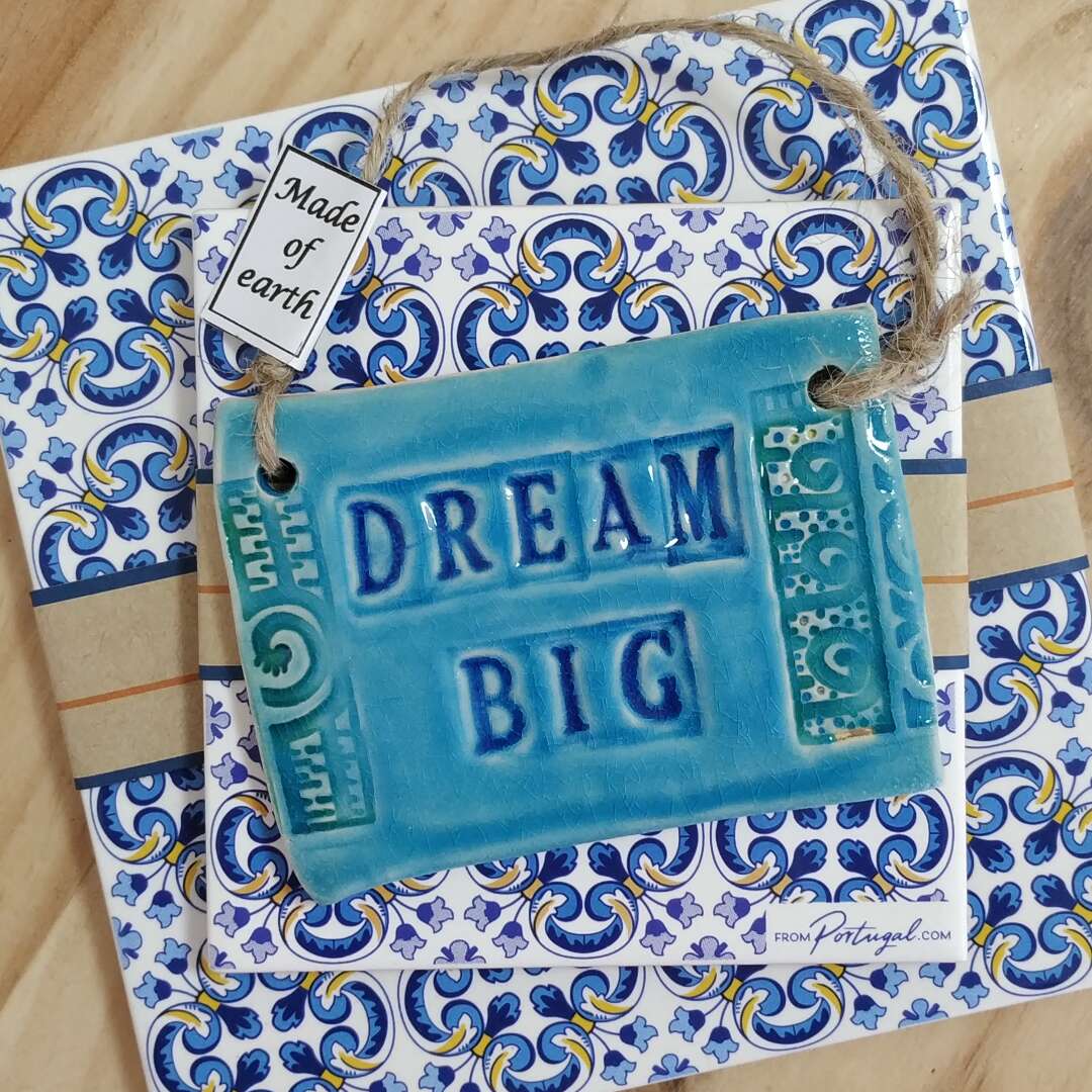 placa ceramica dream big 1 – pequena